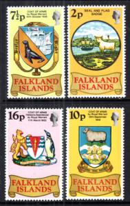Falkland Islands 241-244 Coat of Arms MNH VF