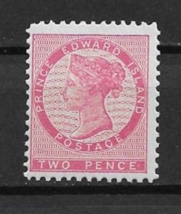 1862 Prince Edward Island Sc5 2p Queen Victoria MLH