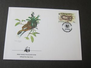 Jamaica 1984 Sc 591-594 FDC