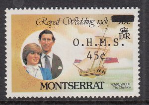 Montserrat O56 MNH VF