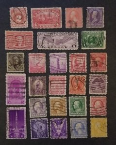 US VINTAGE Used Stamp Lot Collection T5545