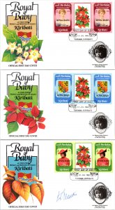 Worldwide First Day Cover, Royalty, Flowers, Kiribati