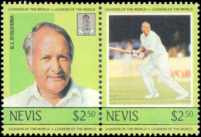 Nevis #383-390, Complete Set(8), Pairs, 1984, Sports, Never Hinged