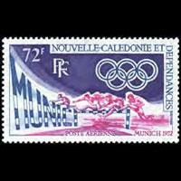 NEW CALEDONIA 1972 - Scott# C93 Olympics Set of 1 LH