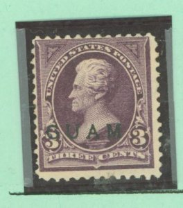 Guam #3 Mint (NH) Single