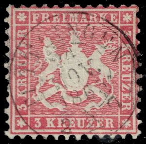 Germany-Wurttemberg #36 Coat of Arms; Used (4Stars)