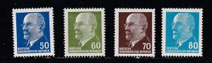 Germany - DDR # 589-590A, Chairman Ulbrecht., Mint NH, 1/3 Cat.