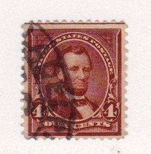 United States stamp #280b, used,  orange brown, CV $3.00