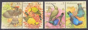 MALAYSIA 2002 BIRDS SET SG1080/2083 UNMOUNTED MINT