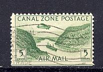 Canal Zone  Air Mail   Scott # C7  used   single