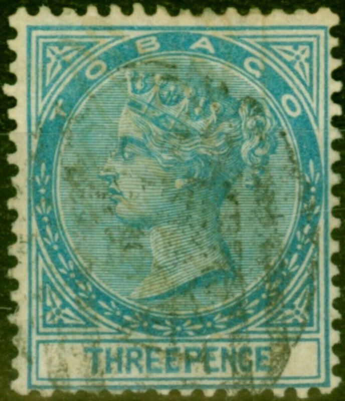 Tobago 1879 3d Blue SG2 Good Used