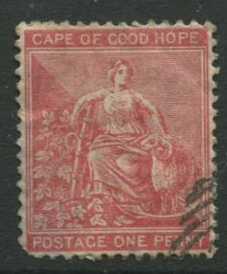 Cape of Good Hope - Scott 34- Hope -1882 - Used - Single 1p Stamp
