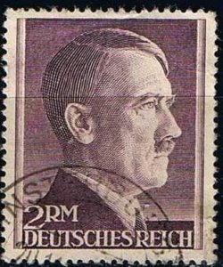 Germany 1942,Sc.#525a used Hitler, perf 12 1/2