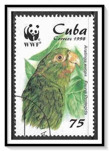 Caribbean #3964 Protected Parrots WWF CTO