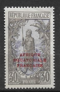 French Middle Congo 1925, 30c Scott # 35, VF MLH* (RMD-8)