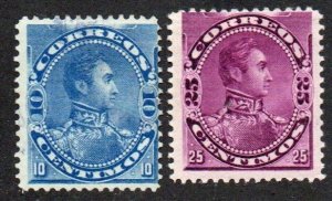 Venezuela 124 Used & 125 Mint hinged