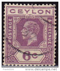 Ceylon 1921-33, King George V, 6c, sc#231, used