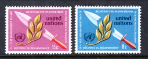 UN New York 234-235 MNH VF