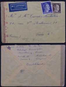 Germany WW2 BMW Flugmotorenbau Munich POW Labor Camp Cover 1943 Aircraft Engines