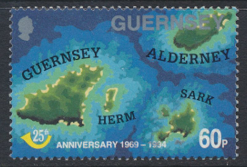 GB Guernsey Channel Islands  SG 649 UsePostal Admin 1994 SC# 540 See scan