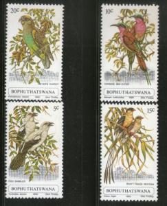 Bophuthatswana 1980 Birds Babbler Parrot Whydah Wildlife Fauna Sc 60-3 MNH # ...