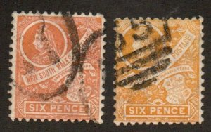 New South Wales 106, 106a. Used