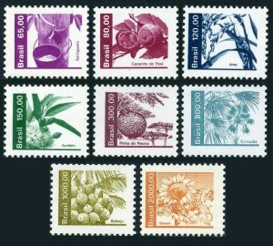 Brazil 1934-1941,MNH. Agriculture 1984-1985.Rubber tree,Brazil nuts,Rice,Babacu,