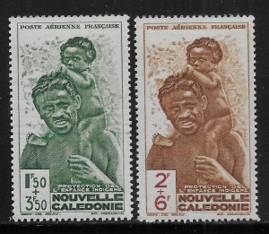 New Caledonia CB2-3 Child Welfare Fund set MNH