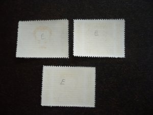 Stamps- Cuba- Scott# C219-C221 -Mint Hinged Set of 3 Stamps - Spanish Background