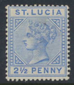 St Lucia SG 33  Die I  SC# 31a 1883  MVLH see details & scans free shipping