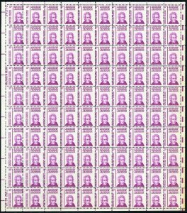 1286, Spectacular Misperforated Error Sheet of 100 Stamps Mint NH - Stuart Katz