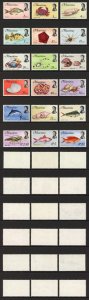 Mauritius SG437/54 Set of 18 U/M Cat 42 pounds