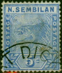 Negri Sembilan 1894 5c Blue SG4 Fine Used (2)