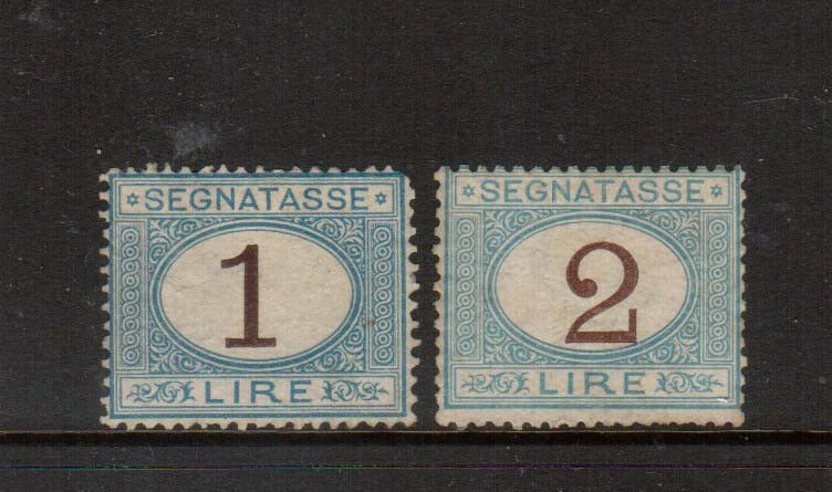 Italy #J13 - #J15 Mint Fine Unused (No Gum) Duo