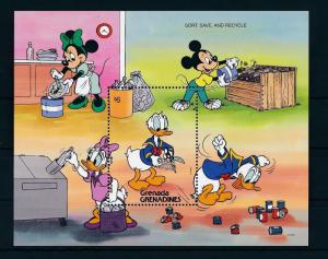 [22476] Grenada Grenadines 1991 Disney Mickey Mouse Donald Duck Recycling MNH