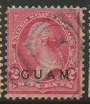 U.S. Scott #2 Guam Stamp - Used Single