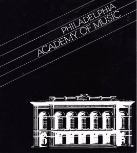 USPS 1st Day Ceremony Program UX96 Phila. Academy of Music Postal Card 1982