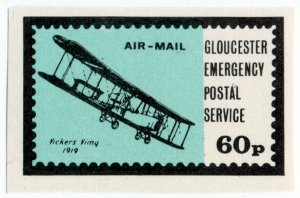 (I.B) Cinderella Collection : Gloucester Strike Post 60p (Air Mail)