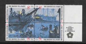 #1480-83 MNH Slogan Block of 4