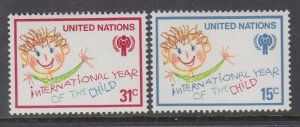 UN New York 310-311 MNH VF