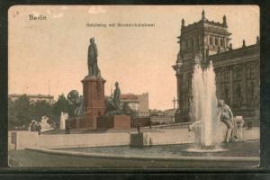 Germany 1908 Reichstag with Bismarckdenkmal Architecture Used View Post Card ...