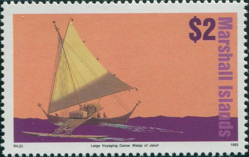 Marshall Islands 1993 SG510 $2 Canoe MNH