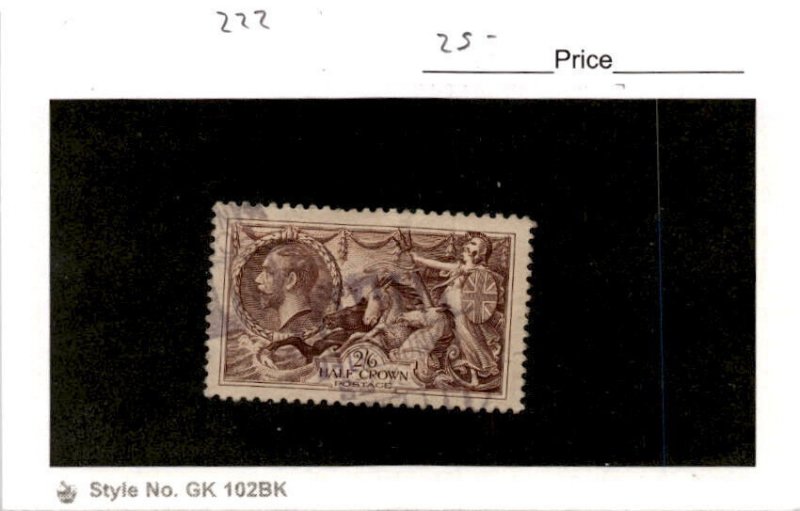 Great Britain, Postage Stamp, #222 Used, 1934 King George (AK)