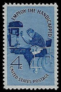 U.S. #1155 MNH; 4c Employ the Handicapped (1960)