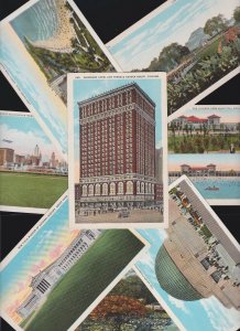 US 8 Vintage Postcard Depicting Views of Chicago Illinois