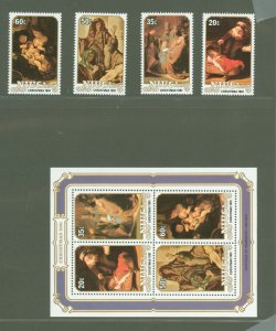 Niue #346-353  Single (Complete Set) (Paintings)