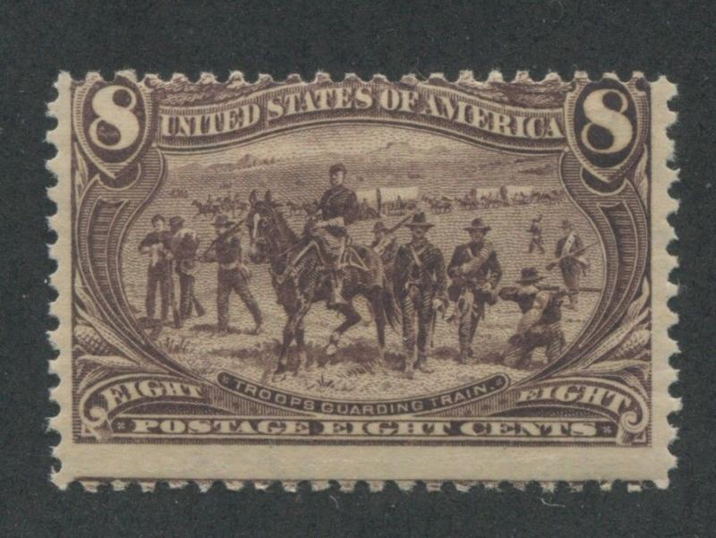 1898 US Stamp #289 8c Mint Never Hinged Average Catalogue Value $375 