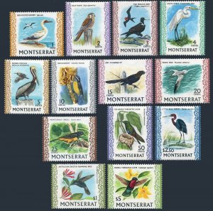Montserrat 231-243,MNH.Michel 230-242. Birds 1970,set of 13 stamps.