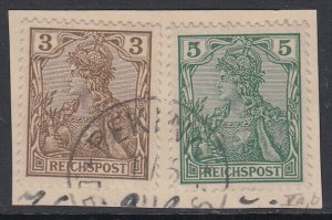 GERMANY - P.O. Abroad China: 1900 Boxer Rebellion 3pf brown and - 32760