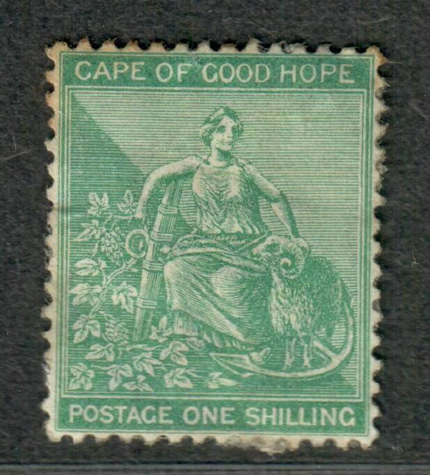 Cape Of Good Hope Sc#19 M/H/VF, Toned At Top, Cv. $225